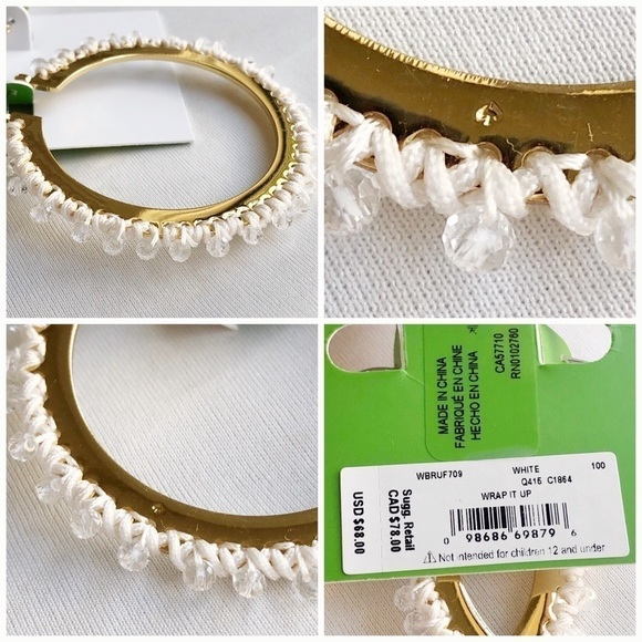Kate Spade Wrap It Up Hoop Earrings - Picture 7 of 8